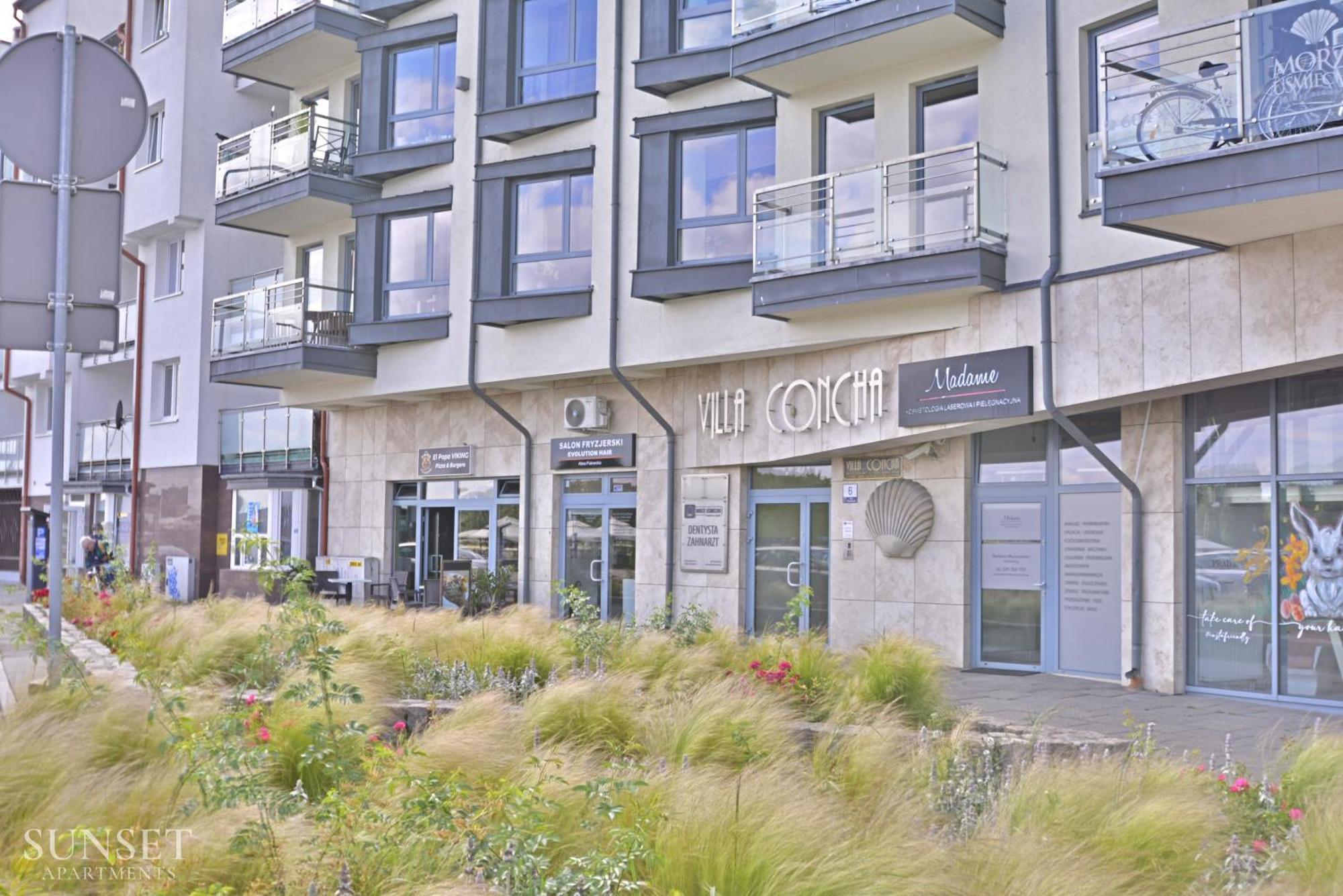 Sunset Apartments - Villa Concha - Parking - Widok Na Port! Świnoujście Eksteriør bilde